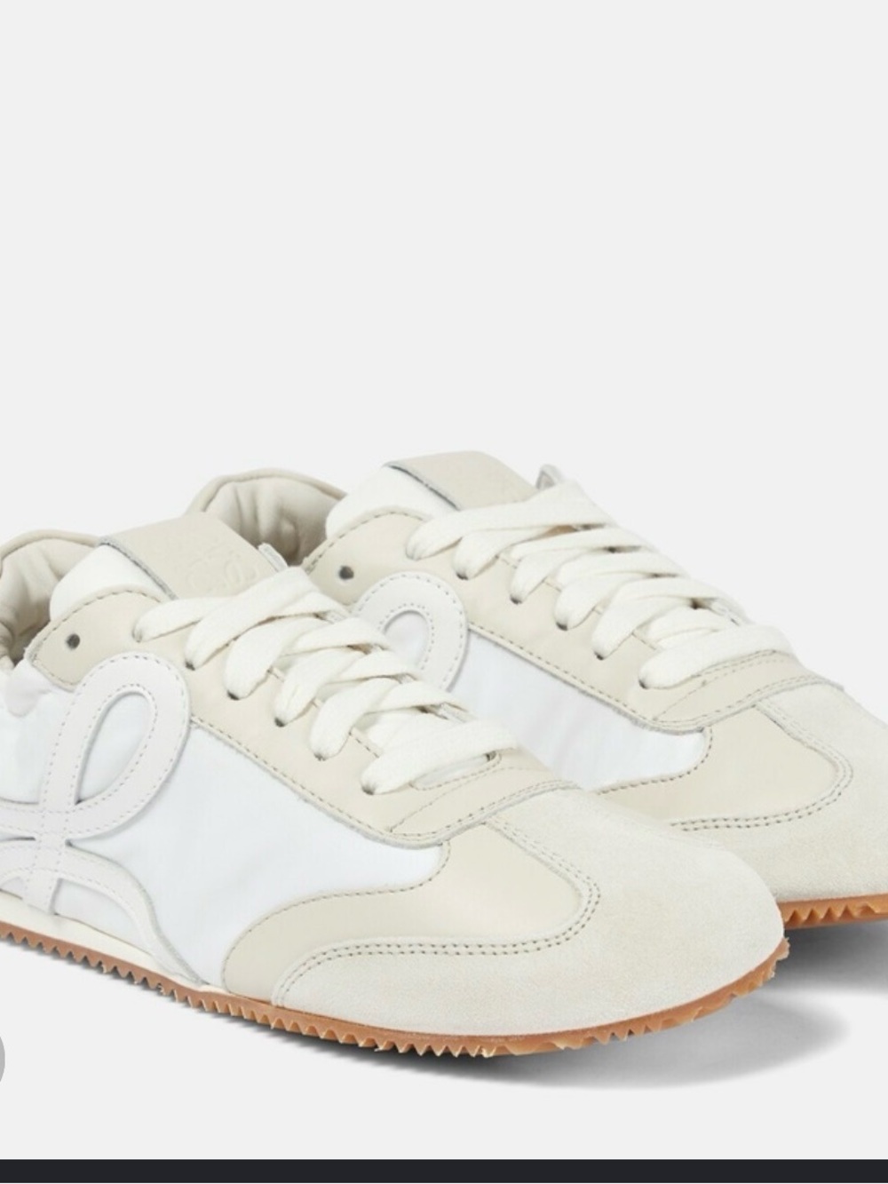 ✨Loewe Ivory and White Suede-Trim Ballet Runner 2.0✨
